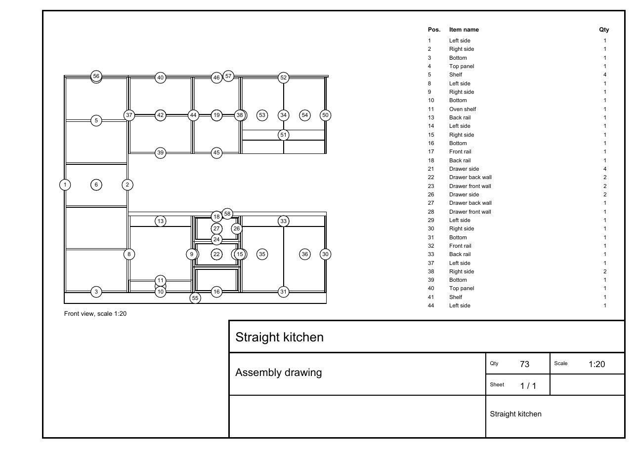 Assembly drawing